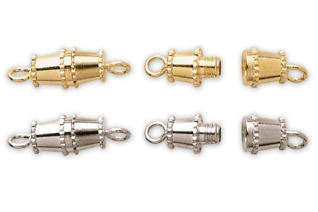 Screw Closures, Gold or Silver - 10 Pieces - 0 - Jewelry Clasps - 10doigts.com - Jewelry Clasps – 10doigts.fr