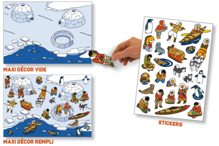 "Escena de vida" Polo Norte - 10doigts.fr