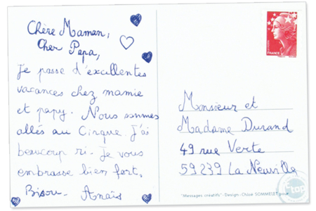 Postcard Kit Stickers "Child Heart" - 2 - Story Stickers and Decorations - 10doigts.com - Story Stickers and Decorations – 10doigts.fr