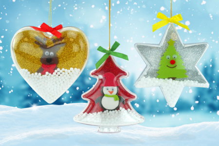 Actividad Bola de Navidad Personaje Árbol - Actividades manuales decoraciones del árbol de Navidad – 10doigts.fr