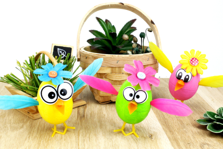 Ojos Funky Emoción - 9 unidads - Accesorios para pasta de modelar – 10doigts.fr