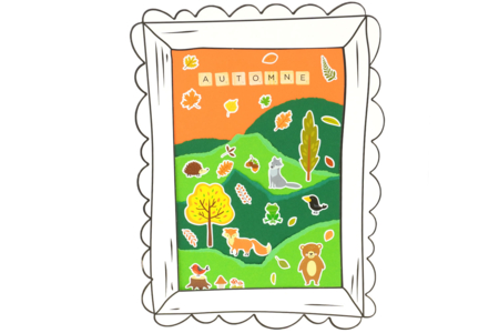 children's collage activity - Autumn Crafts – 10doigts.fr