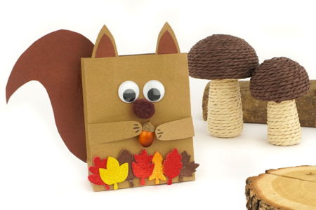 Bolsas de kraft natural - 6 pcs - Papel kraft y corcho – 10doigts.fr