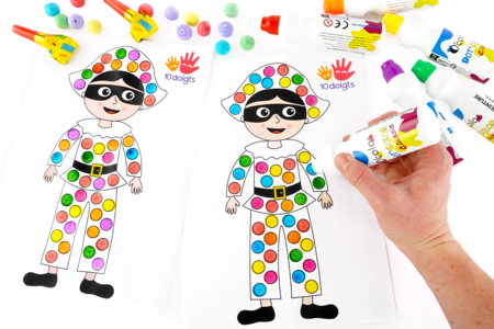 Maxi marcadores de tinta - 8 colores - Tintes líquidos – 10doigts.fr