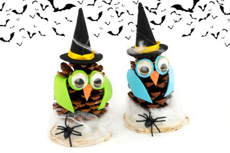 Actividad Infantil Halloween Búho Bruja - Actividades manuales Halloween – 10doigts.fr