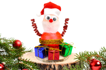 Actividad Niño Navidad Papá Noel Regalos - Actividades manuales personajes de Navidad – 10doigts.fr