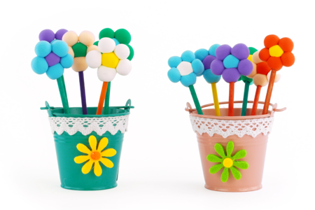 Modeling Clay Flowers - 2 - Modeling Crafts - 10doigts.com - Modeling Crafts – 10doigts.fr