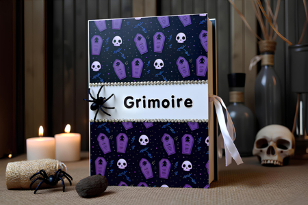 Actividad Niños Grimorio Halloween craft - Actividades manuales Halloween – 10doigts.fr