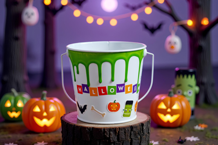 Actividad Niños Halloween Cubo golosinas - Actividades manuales Halloween – 10doigts.fr