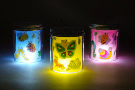 activité enfants terrarium lumineux - Animal Crafts: Our Creative Ideas for Children – 10doigts.fr