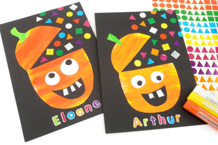 Surprise Pumpkin Craft - 1 - Halloween Crafts - 10doigts.com - Halloween Crafts – 10doigts.fr