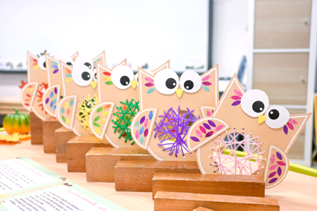 Actividad Búhos Tejedor - Kits creativos Otoño – 10doigts.fr