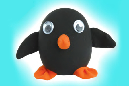 Modeling Clay Penguin - 1 - Modeling Crafts - 10doigts.com - Modeling Crafts – 10doigts.fr