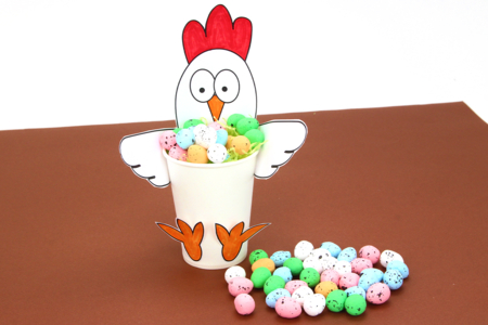 Actividad Pollo Pascua Niño - Actividades manuales DIY Pascua – 10doigts.fr