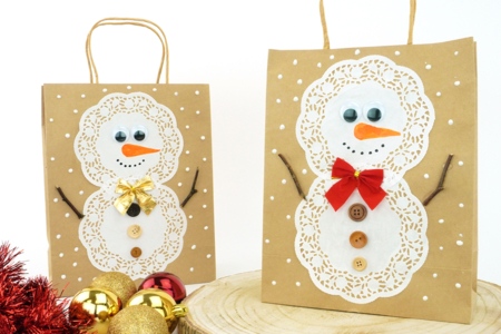 Bolsas de kraft natural - 6 pcs - Papel kraft y corcho – 10doigts.fr