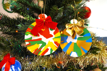 White Cardboard Christmas Ornaments - 6 Pieces - DIY Christmas Ornaments – 10doigts.fr
