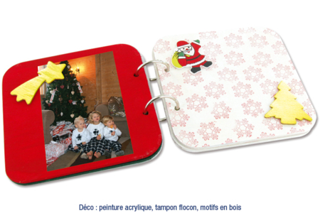 Wooden Photo Album with 5 Pages - 2 - DIY Home Decor Crafts - 10doigts.com - Handicrafts Home Decor DIY – 10doigts.fr