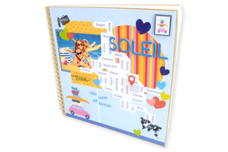 álbum de scrapbooking - Deco en madera cruda – 10doigts.fr