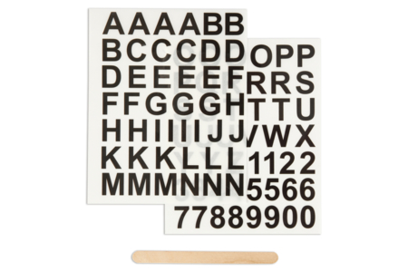 Textile Transfers – Letters and Numbers - 1 - Transfers and Iron-On Transfers - 10doigts.com - Transfers and Iron-On Transfers – 10doigts.fr