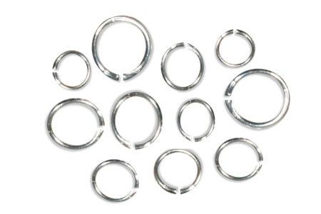 Silver Broken Round Rings - Various Sizes - 1 - Rings, Pins - 10doigts.com - Rings, Pins – 10doigts.fr