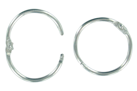 Silver Metal Clip Rings - 10 Pieces - 1 - Keychains - 10doigts.com - Keychains – 10doigts.fr