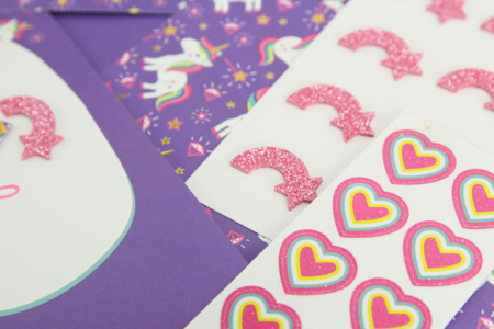 Birthday Invitations, Unicorn - 10 pieces - 4 - Birthday Invitations - 10doigts.com - Birthday Invitations – 10doigts.fr