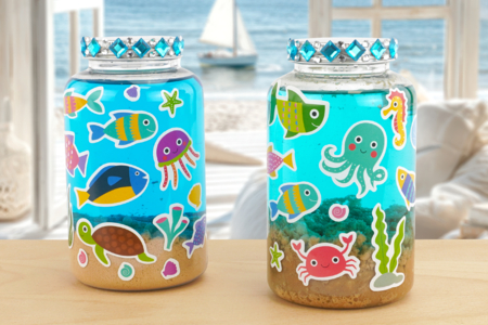Fun Fish Stickers - 84 pcs - Animal Stickers – 10doigts.fr