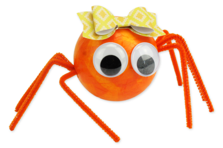 Cute Spiders Made from Styrofoam Balls - 2 - Halloween Crafts - 10doigts.com - Halloween Crafts – 10doigts.fr