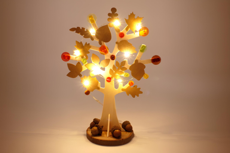 árbol otoño luz - Artículos luminosos, guirnaldas y velas LED – 10doigts.fr
