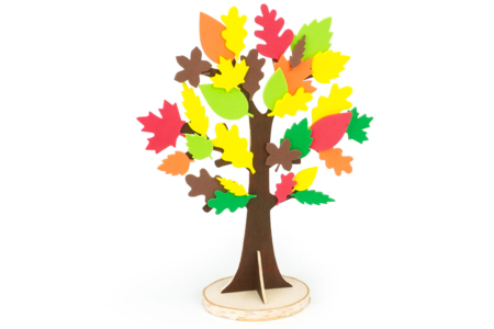 árbol hojas de espuma EVA - Cajas y soportes para joyas: el estuche de tus creaciones – 10doigts.fr