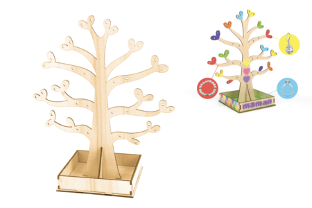 árbol porta joyas - Objetos de madera para el hogar – 10doigts.fr
