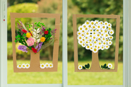spring tree craft recycling children - Handicrafts Activities – 10doigts.fr