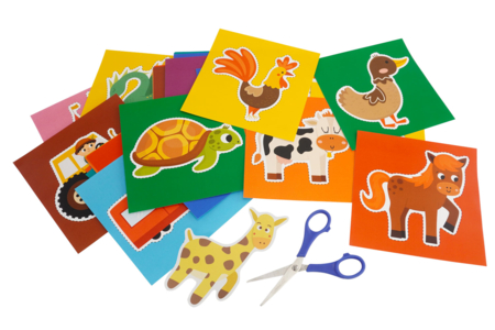 Taller de corte - 50 patrones para aprender a recortar  - Kits educativos: el placer de aprender a través de la manipulación. – 10doigts.fr