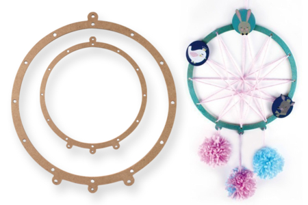 DIY Dreamcatchers - 2 Pieces - 1 - Dreamcatcher Supports - 10doigts.com - Dreamcatcher Supports – 10doigts.fr