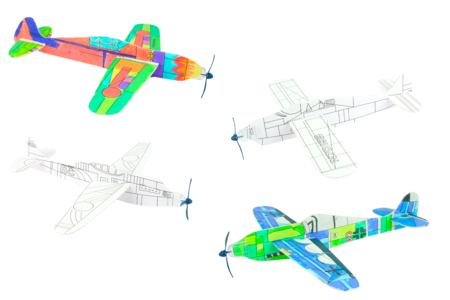 dibujos para colorear - Formas y dibujos para colorear – 10doigts.fr