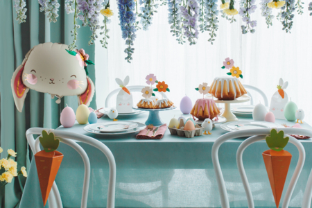 globo conejo pascua mylar - Accesorios decorativos de Pascua – 10doigts.fr