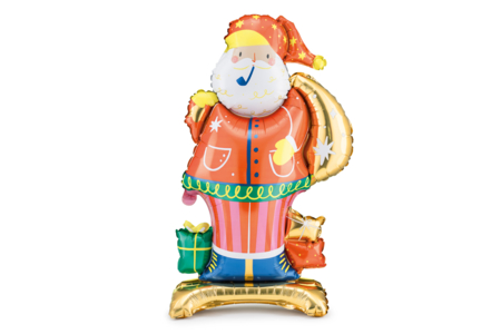 XXL Aluminum Father Christmas Balloon - 1 - Balloons, garlands, streamers - 10doigts.com - Balloons, garlands, streamers – 10doigts.fr