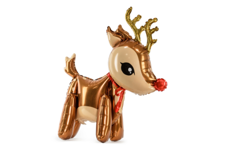XXL Aluminum Reindeer Balloon - 1 - Balloons, garlands, streamers - 10doigts.com - Balloons, garlands, streamers – 10doigts.fr