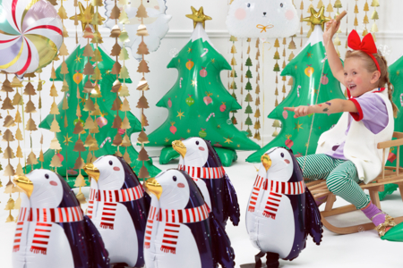 globo árbol de navidad deco - Globos, guirnaldas, serpentinas – 10doigts.fr