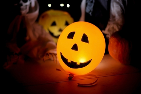 globos naranja halloween calabaza - Globos de Halloween – 10doigts.fr