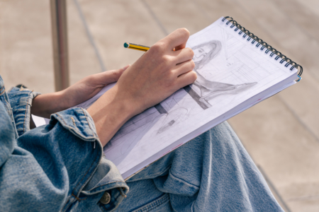bloc papel dibujo artistas - Papel de dibujo – 10doigts.fr