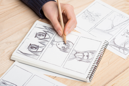 bloc de papel para dibujo manga - Papel de dibujo – 10doigts.fr