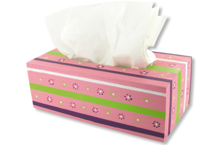 Caja de pañuelos en madera - Manualidades día de la madre – 10doigts.fr