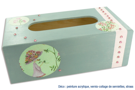 Caja de pañuelos de madera : Idea Deco - Manualidades día de la madre – 10doigts.fr