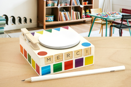 Caja cuadrada de madera - 10 cm - Cajas de madera – 10doigts.fr