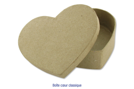 Caja corazón en cartón papel maché - Manualidades día de la madre – 10doigts.fr