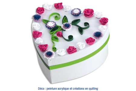 Heart Box in Quilling - 0 - Mother's Day Crafts - 10doigts.com - Mother's Day Crafts – 10doigts.fr