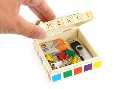 caja memo regalo fin de año maestra - Manualidades y regalos para maestras, maestros,  niñeras... – 10doigts.fr