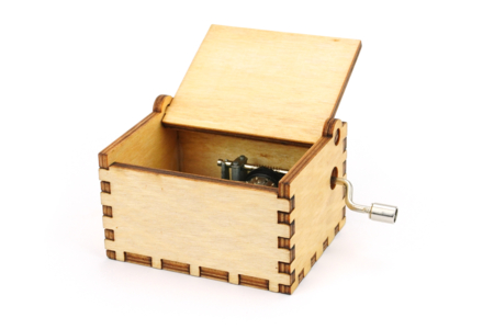 caja de música de madera - Decoraciones de Navidad de madera – 10doigts.fr