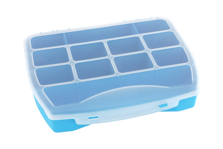 Caja de almacenamiento 12 compartimentos - Organizadores de costura y joyería – 10doigts.fr